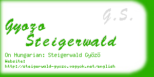 gyozo steigerwald business card
